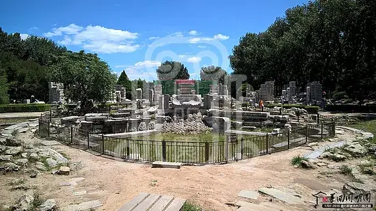 西洋楼海晏堂土台遗址加固保护现场梦回圆明园 西洋楼海晏堂土台遗址加固保护现场-梦回圆明园