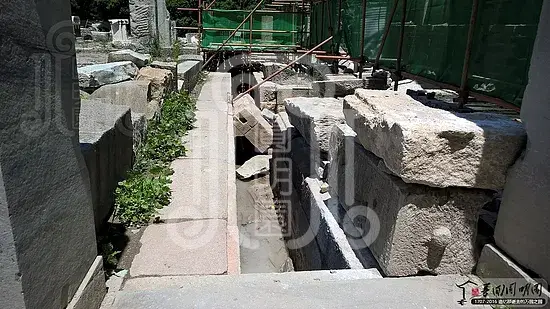 西洋楼海晏堂土台遗址加固保护现场梦回圆明园 西洋楼海晏堂土台遗址加固保护现场-梦回圆明园