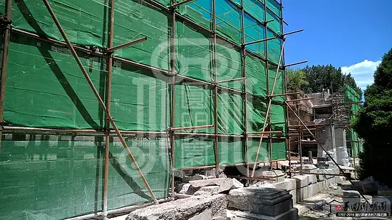 西洋楼海晏堂土台遗址加固保护现场梦回圆明园 西洋楼海晏堂土台遗址加固保护现场-梦回圆明园