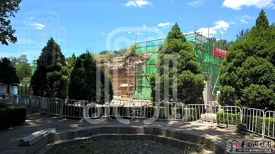 西洋楼海晏堂土台遗址加固保护现场梦回圆明园 西洋楼海晏堂土台遗址加固保护现场-梦回圆明园