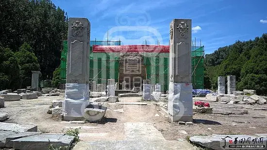 西洋楼海晏堂土台遗址加固保护现场梦回圆明园 西洋楼海晏堂土台遗址加固保护现场-梦回圆明园