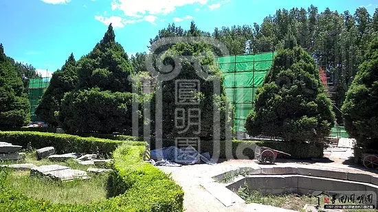 西洋楼海晏堂土台遗址加固保护现场梦回圆明园 西洋楼海晏堂土台遗址加固保护现场-梦回圆明园