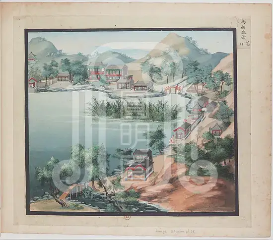 圆明园四十景画谱【水粉画】(二)梦回圆明园 圆明园四十景画谱【水粉画】(二)-梦回圆明园