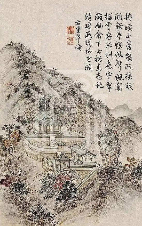 清·董邦达《静宜园景》梦回圆明园 清·董邦达《静宜园景》-梦回圆明园