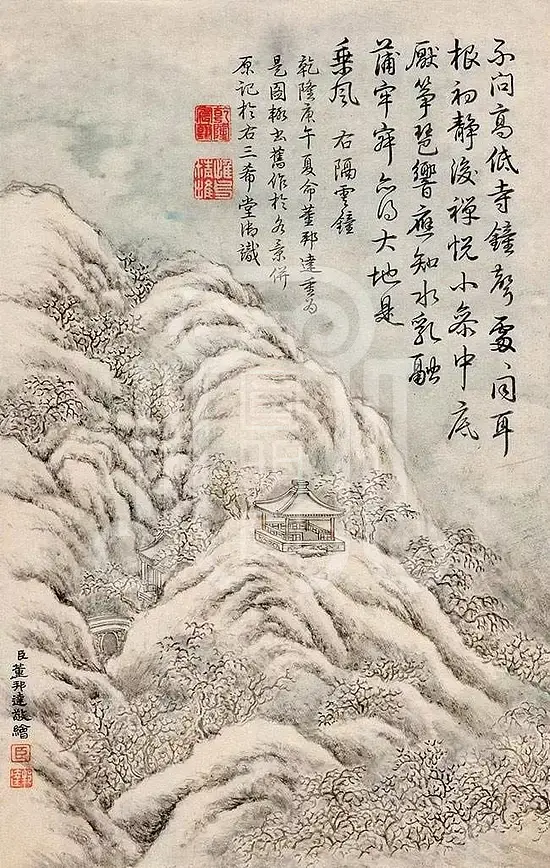 清·董邦达《静宜园景》梦回圆明园 清·董邦达《静宜园景》-梦回圆明园