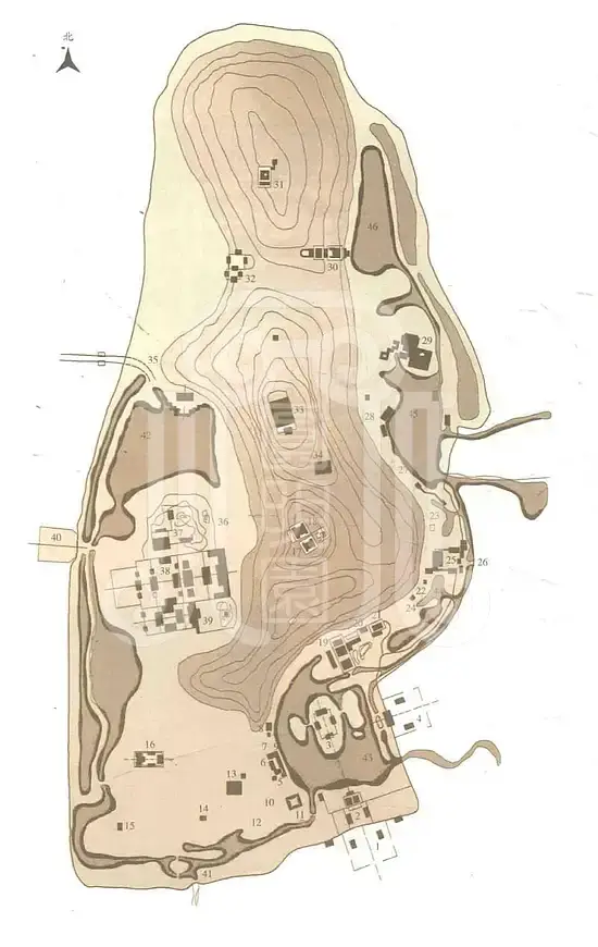 西郊诸园平面图梦回圆明园 西郊诸园平面图-梦回圆明园