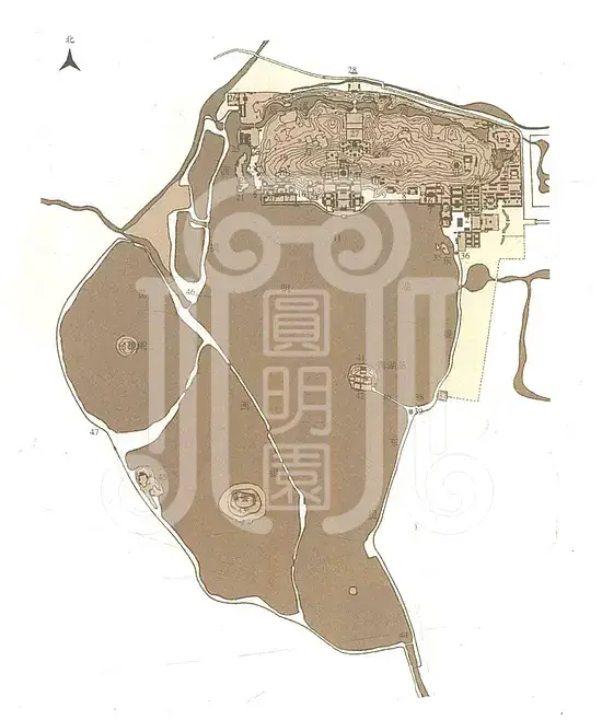 西郊诸园平面图梦回圆明园 西郊诸园平面图-梦回圆明园