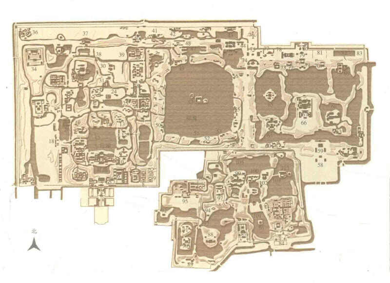 西郊诸园平面图梦回圆明园