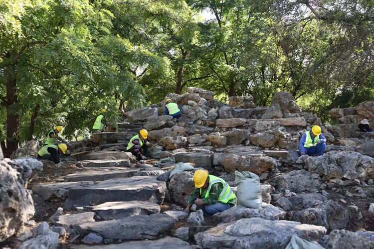 圆明园考古工地公众开放日：市民学生探秘圆明园文源阁梦回圆明园